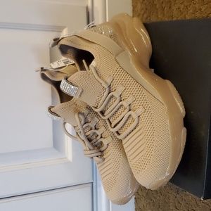 Womens SM New York MAXINE Blush Sneakers Size 8 Rhinestones NWT